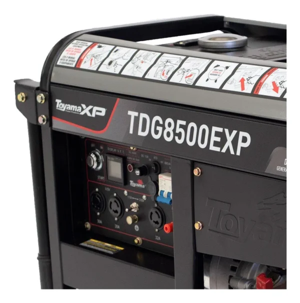D_NQ_NP_2X_612778-MLB79614991741_092024-F Gerador a Diesel Toyama TDG8500EXP 7 kVA Bivolt – Energia para Piscicultura