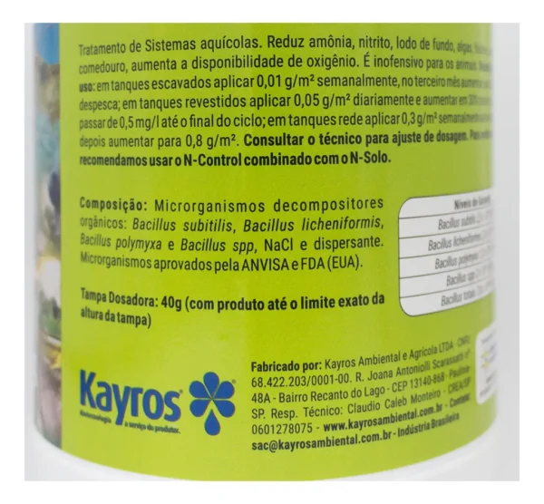 D_NQ_NP_2X_673169-MLB84747638797_052025-F N-Control 1 kg – Tratamento de Água para Piscicultura