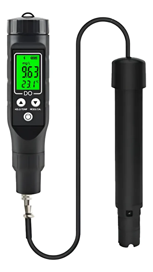 D_NQ_NP_2X_704231-CBT89871713881_082025-F Medidor de Oxigênio Dissolvido Portátil Smart DO – 0,0-30 mg/L para Piscicultura