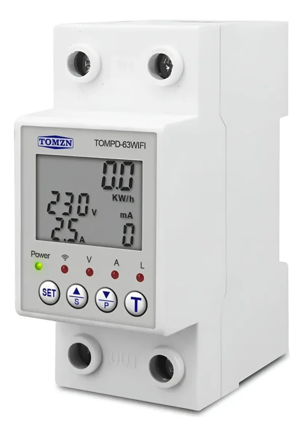 D_NQ_NP_2X_879504-MLA94695851550_102025-F Disjuntor Inteligente WiFi 63 A com Proteção contra Vazamento – Tecnologia Tuya Smart