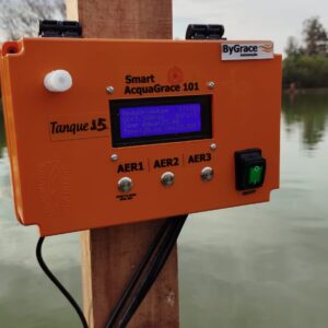 Smart AcquaGrace 101 – Controlador Inteligente de Oxigênio e Aeradores para Piscicultura